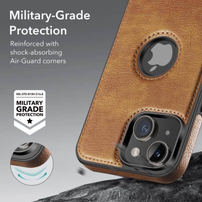 iPhone 13 Leather Case With Kickstand